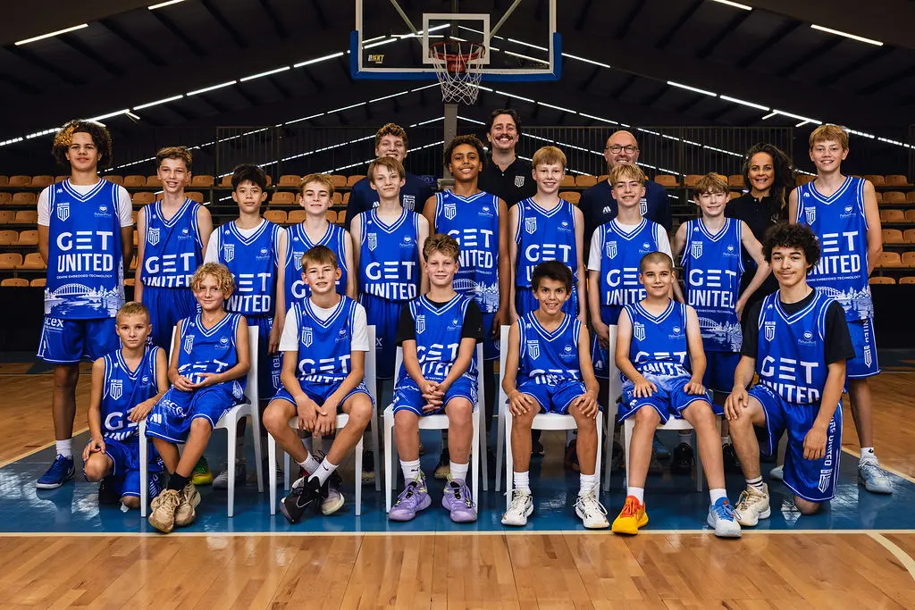 Teamfoto van Mannen U14, seizoen 2026-2027, met de volledige selectie en technische staf
